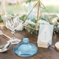 thumbnail image 4 of Uxcell Bud Vases, Set of 3 Small Vintage Glass Flower Bud Vase for Wedding Party, Blue, 4 of 6