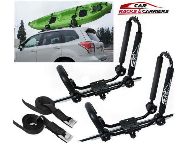 Universal Kayak Roller Rack Carrier Load Assist Car SUV Rear Windshield Mount US 