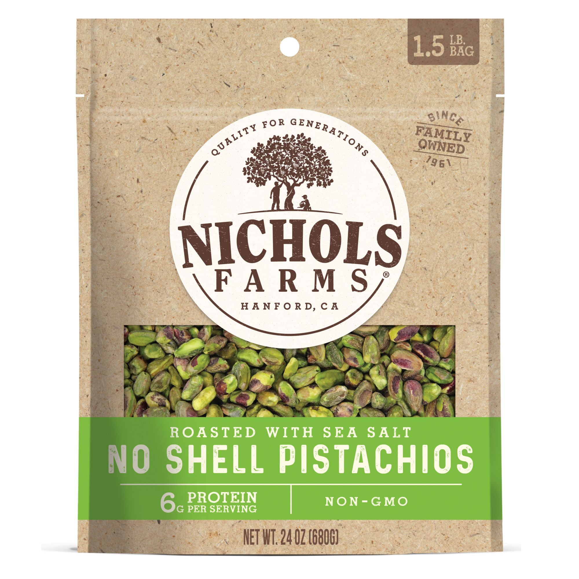 Product Of Nichols Farms Roasted Salted California Pistachios Kernels