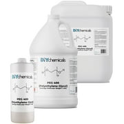 DIYChemicals Polyethylene Glycol PEG 400 for Industrial Manufacturing, Fog Machines, Antifreeze, Solvent, Humectant - Non-Toxic, Odorless, Bulk - Half Gallon