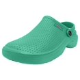 thumbnail image 2 of Hey Medical Uniforms Womens Non-Slip Lightweight EVA Indoor/Outdoor Comfort Colorful Clogs, 2 of 7