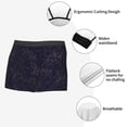 thumbnail image 3 of Yiaed Copper-Gold Gloss Outline Flower1 Print Men's Soft Cotton Boxer Shorts Breathable Boxers Underwear Moisture-Wicking Underwear Stretch Boxer Briefs for Man-XX-Large, 3 of 5
