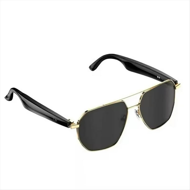 Gafas de Traducción Inteligentes W100C con IA, Traductor de Voz Multilingüe, Llamadas Bluetooth, Auriculares, Gafas de Sol Unisex.