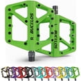thumbnail image 1 of Pedales planos BUCKLOS MTB de nailon, 29 x 29 x 4 cm, antideslizantes, 9/16 pulgadas, 1 of 6