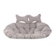 thumbnail image 1 of Cojín de silla de columpio doble de 1 piezas, cesta colgante, almohadilla gruesa para jardín, interior, exterior, balcón, mecedora de algodón Fivean unisex, 1 of 2
