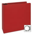 thumbnail image 5 of (2 pack) Business Source Basic Round Ring Binders 3" Binder Capacity - Letter - 8 1/2" x 11" Sheet Size - Round Ring Fastener(s) - Vinyl - Red - 1.68 lb - 1 Each, 5 of 8