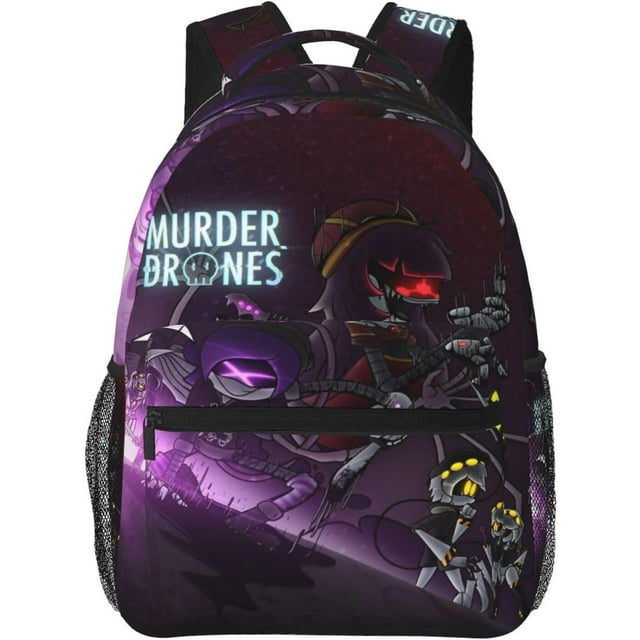 Murder Drones Backpack Lightweight Large Capacity Laptop Backpack Cartoon Backpacks For Unisex