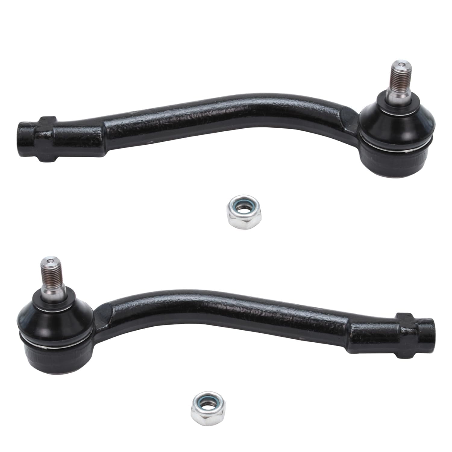 Detroit Axle - 4pc Front Tie Rods for Hyundai 2007-2012 Santa Fe, Kia 2011-2013 Sorento, Inner and Outer Tie Rod End Links Replacement
