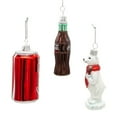 thumbnail image 4 of Kurt Adler 3.5-Inch Glass Coke Mini Ornament, 3-Piece Set, 4 of 4