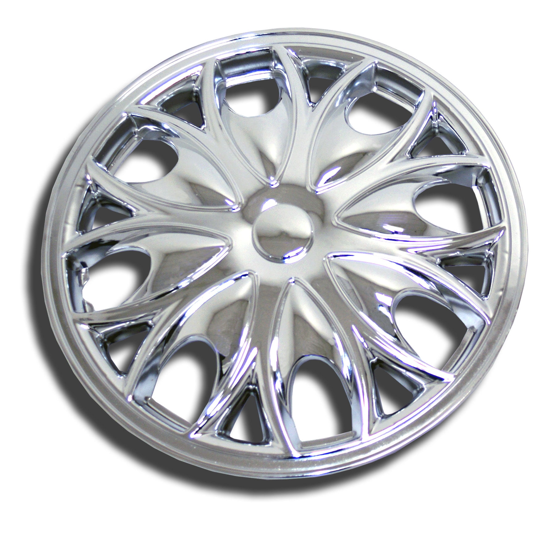 Set of 4 Chrome Finish Hubcaps 15" WSC526C15 Hub Caps Wheel Skin
