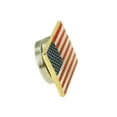thumbnail image 3 of PinMart Magnetic American Flag Patriotic Suit Jacket Lapel Pin For Adults and Teens - Nickel Plated Enamel, Single or Bulk Pack, 3 of 8