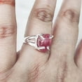 thumbnail image 4 of AAA Natural Ruby Ring, Rough Ruby Gemstone Ring, July Birthstone, Boho Gypsy Ring, 925 Sterling Silver, Womens Ring, Christmas, Thanksgiving, Handmade, Statement Jewelry, Raw Gemstone Jewelry, 4 of 5