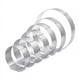thumbnail image 1 of Juego de 6 Anillos de Tarta Perforados, Anillo de Mousse de Pastel Resistente Al de Acero Inoxidable para PasteleríA Molde de Pastel, 1 of 5
