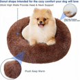 thumbnail image 4 of Dww-panier Rond Chien Coussin Chat Panier Donut, Panier Chien Lit Pour Chat Chien Extra-doux Confortable Et Mignon, Coussin Pour Chats Et Petits Chien, 4 of 5