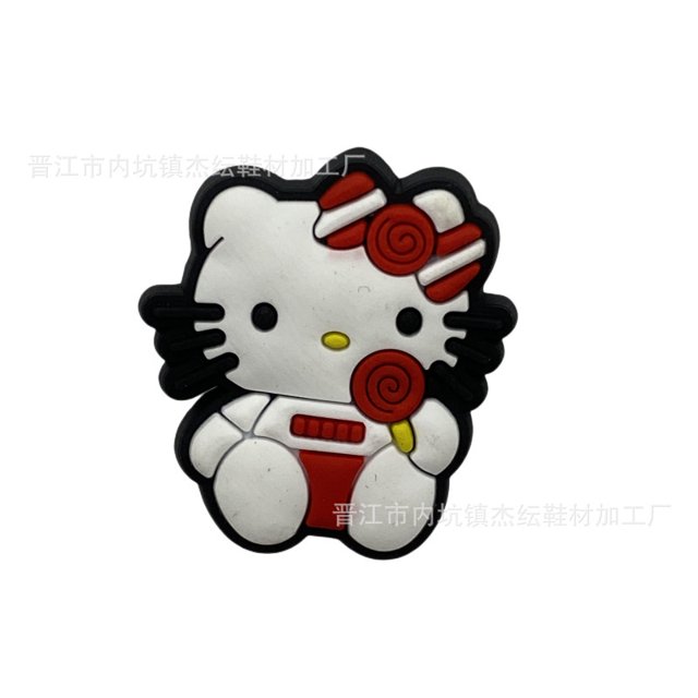 Cross-border Hello Kitty Garden Shoes Accessories Hole Shoes Shoes Shoes Flower Decorations Explosions