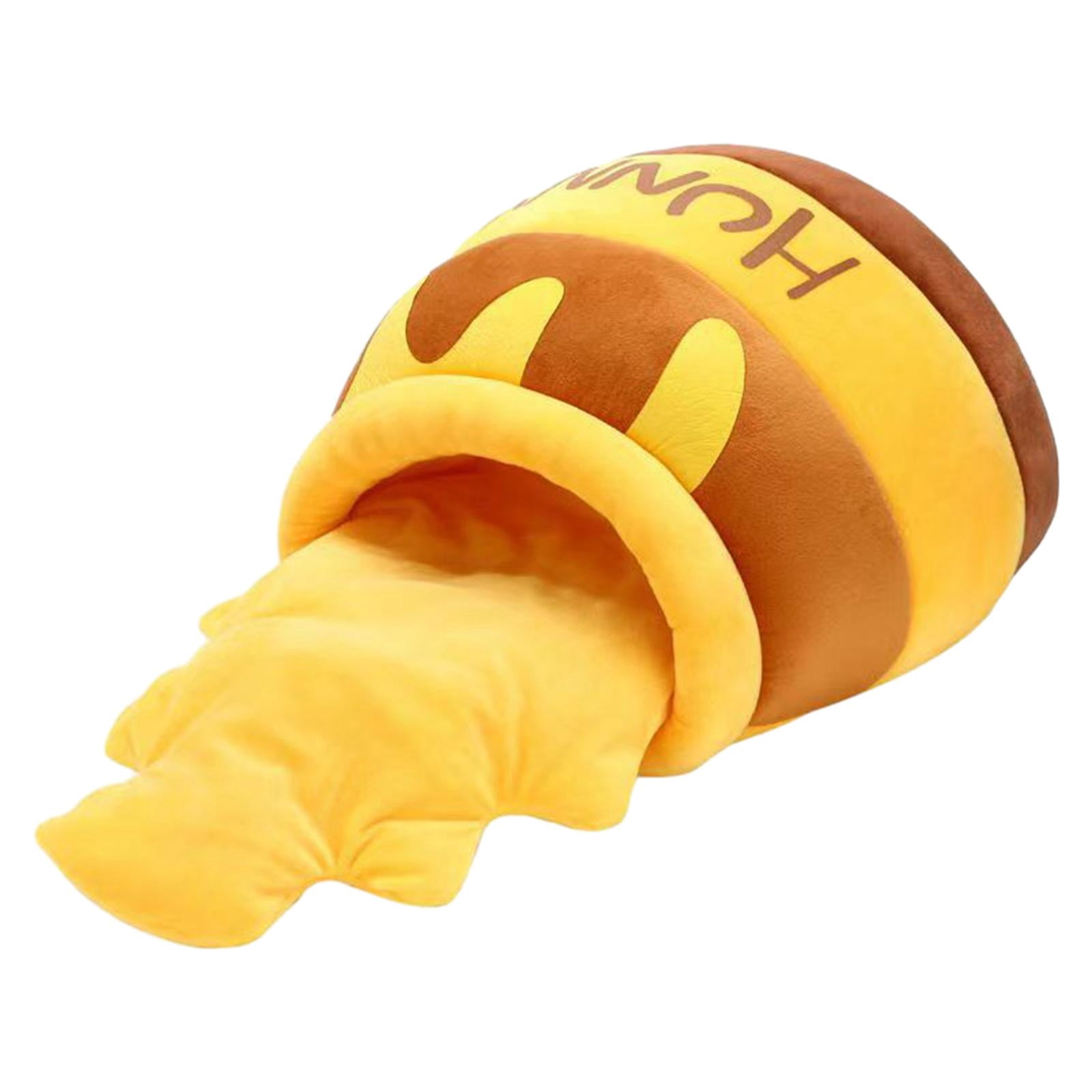 Cat Bed Sleeping Bed Nonslip Bottom Nest Comfortable Washable Warm House Soft Pet Bed Lovely Non Slip Kennel Cave Honey Pot