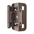 thumbnail image 2 of Amerock 1/2in (13 mm) Overlay Self-Closing, Partial Wrap Oil-Rubbed Bronze Hinge - 1 Pair, 2 of 2