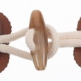 thumbnail image 3 of WRITWAA 8pcs Button For Clothes Secure Fastening Light Brown Acrylic For Jackets Adults, 3 of 8
