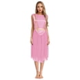 thumbnail image 1 of Yartina Tunique de Danse de Louange Liturgique pour Femmes Robe Sans Manches Performance de Danse Lyrique Rose P, 1 of 7