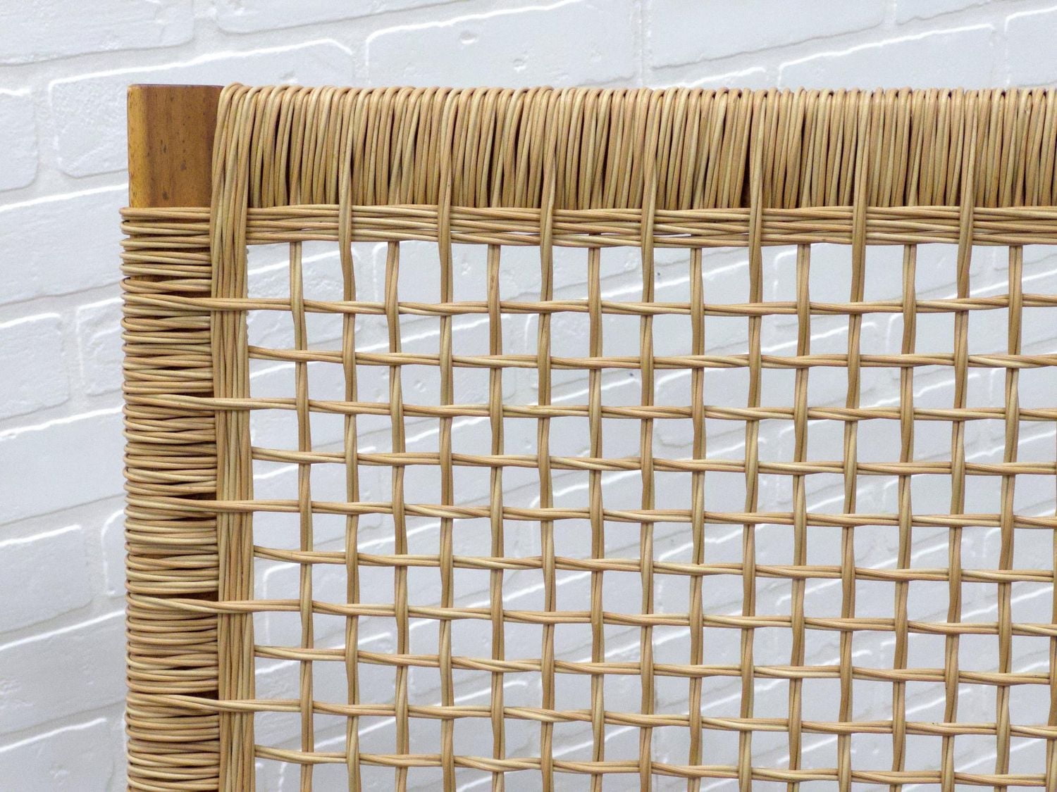 Chaise berçante Lara avec assise et dossier en osier