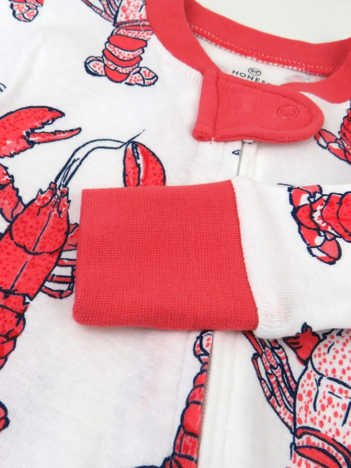 Honest Baby Clothing Organic Cotton Baby Boy/Girl Snug Fit Footed Sleeper Fourth of July Pajamas, Sizes 12 Months -24 Months