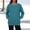 Green, variant on Long Sleeve Tops for Women Solid Color Round Neck Long Sleeve Loose Tops With Pockets Summer Tops