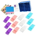 thumbnail image 3 of jifeng 12 Pcs Plateau de Rangement pour Perles Diamant Plateau de Rangement pour Peintures Diamant 5D Support Bleu, 3 of 9