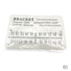 thumbnail image 4 of TQEHS Brackets de ortodoncia dentales sin gancho de 0,22" con ranura de borde de metal, perfil B C0 M9G6, 4 of 6