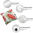 thumbnail image 4 of Nawypu Sweet Watermelon Summer Fruit Zipper Throw Pillow Covers,Set of 2, 4 of 6