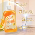thumbnail image 5 of Floor Cleaner, Ceramic Tile Cleaner, Orange Scented Household Floor Mop Cleaner with Powerful Stain Remover and Quick Drying Technology, 500ml Concentrated Liquid Solution, 5 of 6