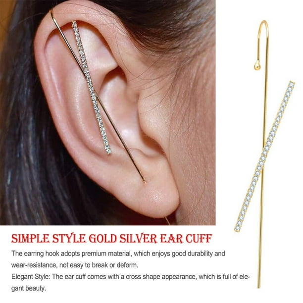 Earrings that hook around ear sale