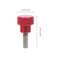 thumbnail image 2 of IDEANATEGRATE 6Ud Tornillos Knurled M4 X12 Rosca De Precisión Para Montaje De Monitor Y Ud, 2 of 6