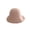 Pink, variant on Yesbay Women Summer Woven Straw Bucket Sun Hat Foldable Wide Brim Hollow Breathable Sunscreen Beach Hat