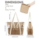 thumbnail image 4 of Bolsa de playa HOMESPON impermeable a prueba de arena para mujer (caqui), 4 of 7