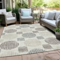 thumbnail image 6 of Addison Rugs Chantille Indoor/Outdoor Transitional Geometric Ivory Washable Rectangle Rug, 8' x 10', 6 of 6