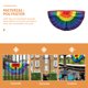 thumbnail image 5 of Bandera LGBT arcoíris para fans gay, poliéster, regalo para niña, decoración para exteriores, semicírculo arrugado, 5 of 6