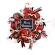 thumbnail image 1 of Inteprter Guirnalda de Navidad Puerta colgante decorativa Guirnaldas redondas Simulación Copo de nieve Pajarita Colgante de bienvenida para Hotel de Año Kits de decoración para fiestas Inteprter HA067907-00, 1 of 6