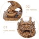 thumbnail image 3 of unbranded 1Par Kylin Decorativa En Resina Café Para Hogar Y Oficina Estilo Feng Shui Protector, 3 of 7