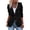 Black, variant on Blazers For Women Fall Long Sleeve Notch Lapel Trendy Work Jacket Outerwear Nylon Spandex Synthetic Fiber Jacket Suit Jackets Blazers & Sport Coats 1Pc Black L Fall Jackets For Women 2025