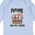 thumbnail image 4 of Inktastic Future Handyman Like Daddy Boys Long Sleeve Baby Bodysuit, 4 of 5