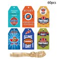 thumbnail image 1 of Themed Football Design 60pcs Paper Party Decoration Tag, 1 of 3