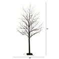 thumbnail image 2 of Nearly Natural 6ft. Pre-Lit Halloween Deluxe Black Twig Artificial Fall Tree with 156 Orange and Purple LED Lights, 2 of 16
