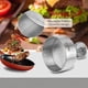 thumbnail image 3 of Máquina ajustable para hacer hamburguesas, molde antiadherente para hacer tartas, ideal para carne de res, verduras, hamburguesas y hornear, ideal para barbacoa y hamburguesas caseras (diámetro 11,5 JAMW Sencillez, 3 of 5