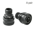 thumbnail image 2 of Toystoory 1 par de extensores de pedal, piezas de manivela de aleación de titanio, pieza de bicicleta para ciclismo Ciclismo Negro, 2 of 6