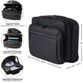 thumbnail image 4 of Alpine Swiss Rolling Briefcase Wheeled Overnight Carry on Bag up to 15.6” Laptop, 4 of 8