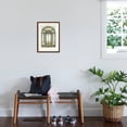 thumbnail image 2 of Art.com Art Nouveau Stained Glass Art Print, Brown Frame Wall Art, 17" x 23", 2 of 4