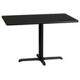 thumbnail image 1 of Flash Furniture 24X42 Laminate Table-X-Base In Black, 1 of 2