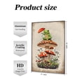 thumbnail image 3 of Cute Frog Decor Vintage Mushroom Metal Sign Rustic Farmhouse Decor Garden Sign Unique Home Decor Bathroom Kitchen Bedroom Decor Cottage Core Room Decor 12x16 Inch, 3 of 6