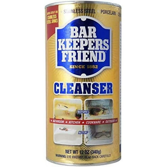 BAR KEEPERS FRIEND All-Purpose Cleaner & Polish 12 oz (Pack of 3)']