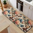 thumbnail image 5 of Pioneer Flower Floral Print Pattern Kitchen Rug Mat,Kitchen Runner Rugs Non Skid Washable,Decorative Kitchen Floor Mats for Kitchen,Sink,Laundry,17"x47.2", 5 of 7